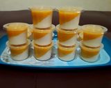 Foto langkah ke 4 dari resep Puding lapis mangga susu.