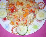 A picture of step 3 of Fried noodles.