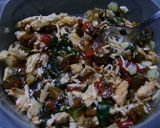 Foto del paso 2 de la receta: Florcitas de pollo sobrante con morron asado