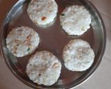 A picture of step 2 of Sabudana vada.