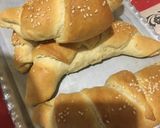 Kifli/zsemle kelesztés nélkül recept fázis 3 fotója