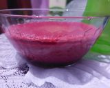 Foto langkah ke 5 dari resep MPASI 8M : Pudding Naga Tinggi Kalori.