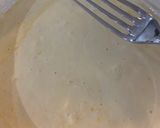 A picture of step 4 of Quiche Lorraine.