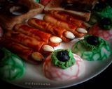 A picture of step 3 of Halloween Breakfast.