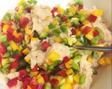 Hình bước làm 7 của món Chả gà rau củ áp chảo - lowcarb food