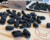 A picture of step 14 of Malloreddus al Nero di Seppia (Sardinian Gnocchetti).