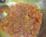 A picture of step 4 of Turmeric paneer.