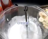 A picture of step 2 of Creamy fruit salad.