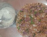 A picture of step 5 of Kadhai Onion Roti.