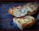 Foto del paso 1 de la receta Quiche de puerros, bacon y queso en bocata