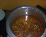 A picture of step 2 of Khara Pongal or khichadi.
