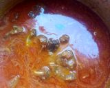 A picture of step 4 of Spicy vegetable soup with zogale and groundnut.