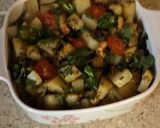 A picture of step 3 of Suki bhaji.