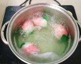 Hình bước làm 3 của món Chè trôi nước trái đào tiên