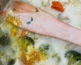 Lazac zöldségmártásban, rizzsel, gyorsan recept fázis 3 fotója