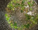 A picture of step 2 of Chilli parotaa.
