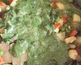 A picture of step 4 of Pudina rice.