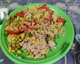 Foto del paso 5 de la receta: Quinoa con guisantes y maíz (lata saludable)
