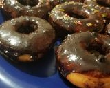 A picture of step 5 of Doughnuts With Chocolate Topping.
