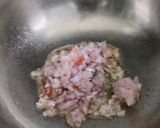 A picture of step 2 of Dudhi bhartha.