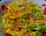Hình bước làm 2 của món Mì xào mực ống và rau củ