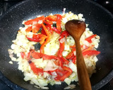 Foto del paso 8 de la receta: Pastel salado de arroz integral y queso con salsa casera
