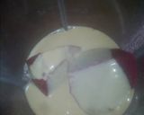 A picture of step 1 of Pink Beet Hummus.