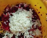 A picture of step 3 of Beetroot Oats Tikki.