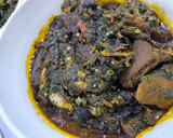 A picture of step 5 of Afang Soup 🍲.