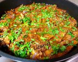 Pas rețetă Snițele în sos de ceapa, mazăre și măsline 4 fotografie