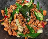 Foto langkah ke 4 dari resep Tumis Kerang Cabai Hijau.