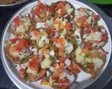 A picture of step 6 of Papdi Chaat.
