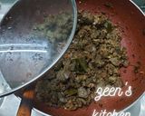 A picture of step 2 of Keema Kaleji.