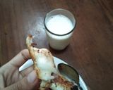 Foto langkah ke 6 dari resep Roti Bakar Mozzarella.