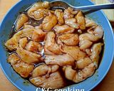 A picture of step 3 of Chicken Alfredo with Teriyaki Sauce.