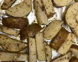 A picture of step 4 of Roasted herb ‘spring’ potatoes.