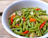 Foto langkah ke 4 dari resep Oseng Terong Kacang Panjang.