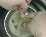 A picture of step 5 of Easy Sooji Papad.