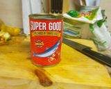 A picture of step 3 of Tin fish and bow pasta.