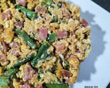 Foto del paso 7 de la receta: Revuelto de espárragos con jamón y grana padano al pimentón