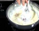 A picture of step 4 of Royal shahi tukde rabdi.