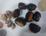 A picture of step 1 of Muskmelan and dates nuts shake/ vary healthy and yammy drink.