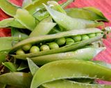 Une image de l'étape 1 de Gaspacho de cosses de petits pois.