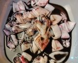 Foto langkah ke 1 dari resep Tumis Squid Ink Spaghetti.
