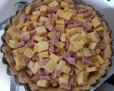 Foto del paso 4 de la receta: Tarta de jamón y queso con relleno cremoso