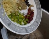 A picture of step 4 of Piyaz gosht.