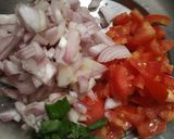A picture of step 5 of Veg uttapam.