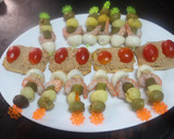 Foto del paso 5 de la receta: Bandeja de banderillas y huevas de bacalao
