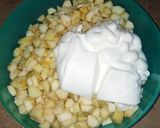 A picture of step 2 of Rich apple salad.