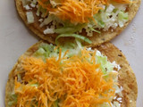 Tostadas de frijol